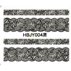 Стикер за Нокти Дантела Черна HBJY004
